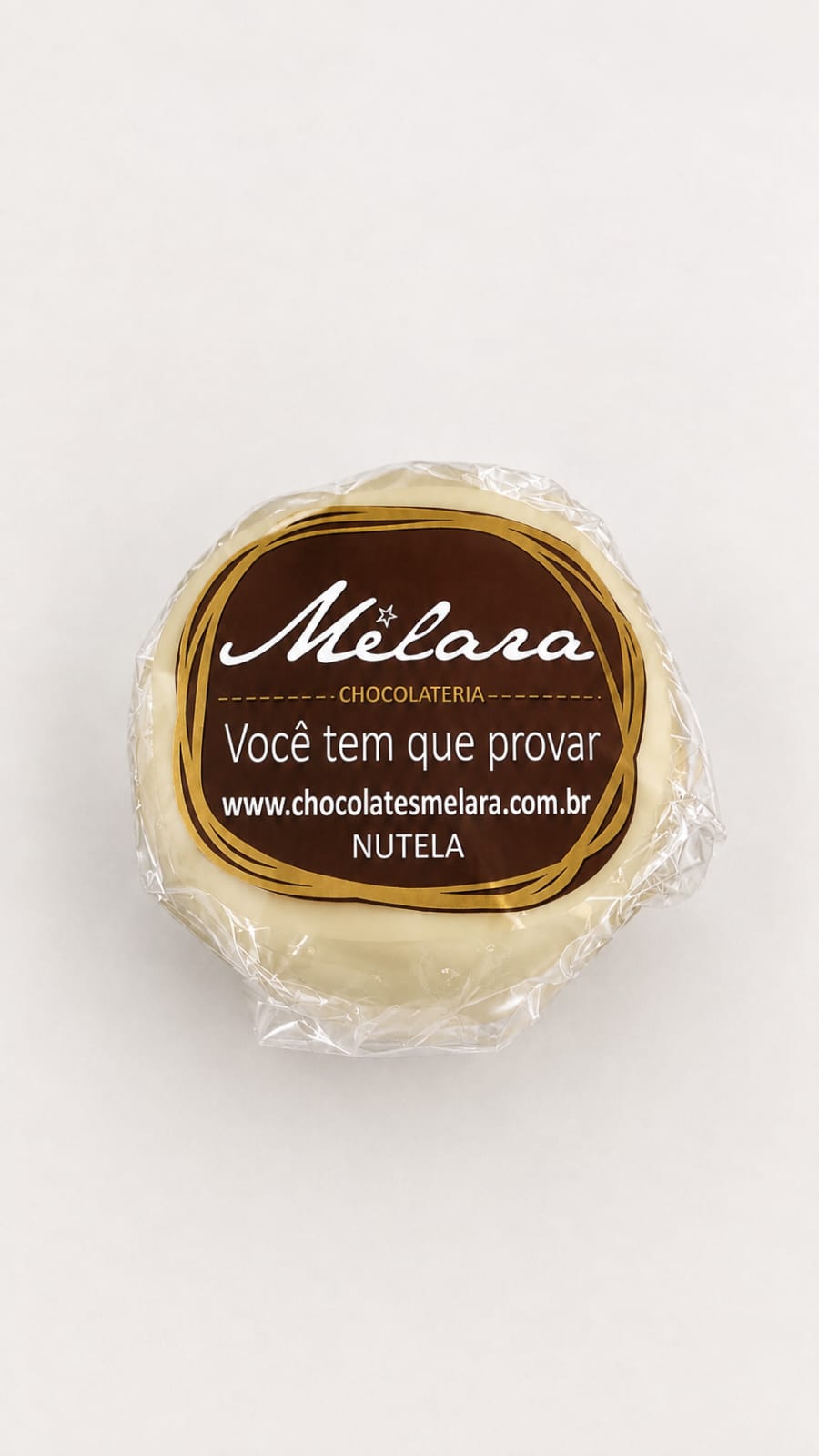 P�O DE MEL MELARA COB/CHO BRAN RECHEADO NUTELA UN 80G